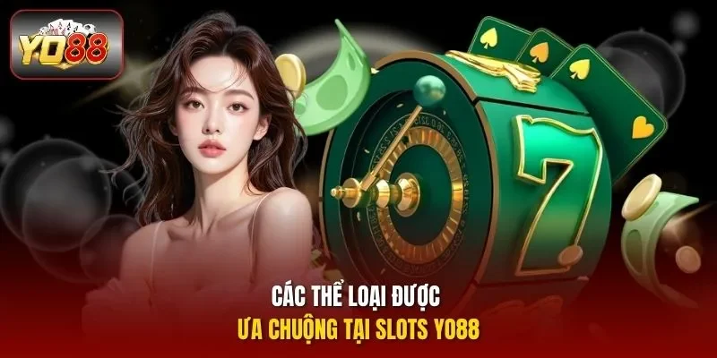 Các thể loại được ưa chuộng tại Slots YO88